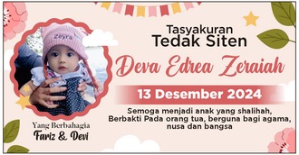 Tasyakuran Tedak Siten Deva Edrea Zeraiah, Tradisi Penuh Makna Dari Keluarga Besar Suardi Di Desa Jangur