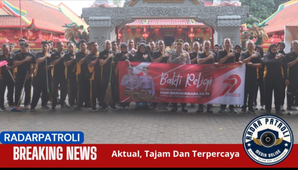 Peran Aktif Polres Probolinggo Kota Gelar Bakti Religi Sambut Hari Bhayangkara Ke-79