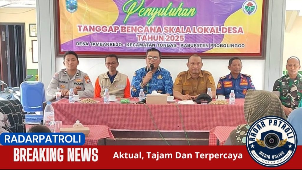 Desa Tambakrejo Gelar Penyuluhan Tanggap Bencana Skala Lokal Tahun 2025