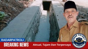 Peran Aktif Kepala Desa Negoro Rejo Dalam Pembangunan Drainase Dusun Krajan