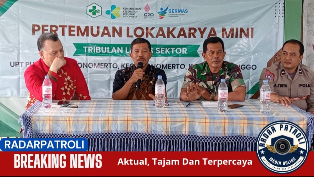 UPT Puskesmas Wonomerto Gelar Lokakarya Mini Tribulanan Lintas Sektor, Bahas Stunting, DBD Hingga TBC