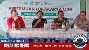 UPT Puskesmas Wonomerto Gelar Lokakarya Mini Tribulanan Lintas Sektor, Bahas Stunting, DBD Hingga TBC
