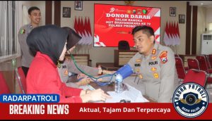 Polres Probolinggo Gelar Donor Darah Peringati Hari Bhayangkara ke-79