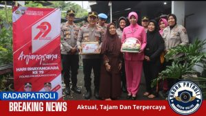 Peringati Hari Bhayangkara Ke 79, Wujud Kepedulian Polres Probolinggo Kota Kunjungi Purnawirawan Dan Warakawuri Polri