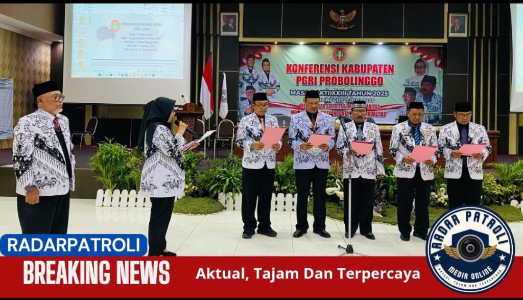 H. Asim Kembali Pimpin PGRI Kabupaten Probolinggo Masa Bakti 2025-2030