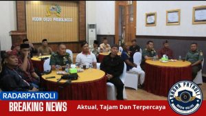 Kodim 0820/Probolinggo Ikuti Komsos Dengan Komponen Masyarakat Tingkat Pusat Secara Virtual