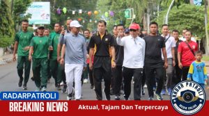 Polres Probolinggo Kota Gelar Gebyar Jalan Santai Semarak Hari Bhayangkara Ke-79