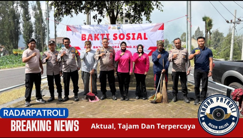 Polsek Sukapura Gelar Bakti Religi Di Pura Agung Dharma Bhakti Sambut Hari Bhayangkara Ke-79