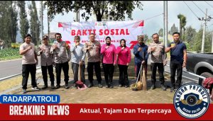 Polsek Sukapura Gelar Bakti Religi Di Pura Agung Dharma Bhakti Sambut Hari Bhayangkara Ke-79