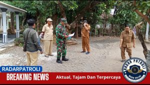 Koramil 0820/04 Bantaran Dampingi Monitoring Penggunaan Dana Desa Tahap I Di Desa Besuk