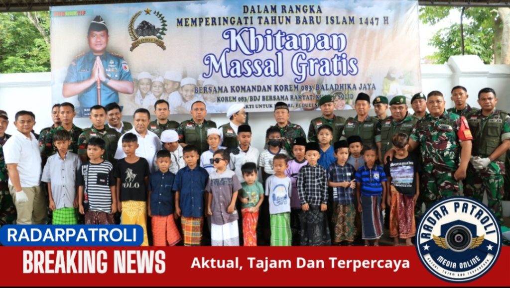 Kodim 0820/Probolinggo Berangkatkan 20 Peserta Sunatan Massal, Bentuk Dukungan pada Program Korem 083/Bdj