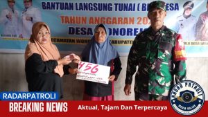 Desa Wonorejo Salurkan BLT DD Triwulan II Tahun 2025, Bukti Komitmen Terhadap Kesejahteraan Warga