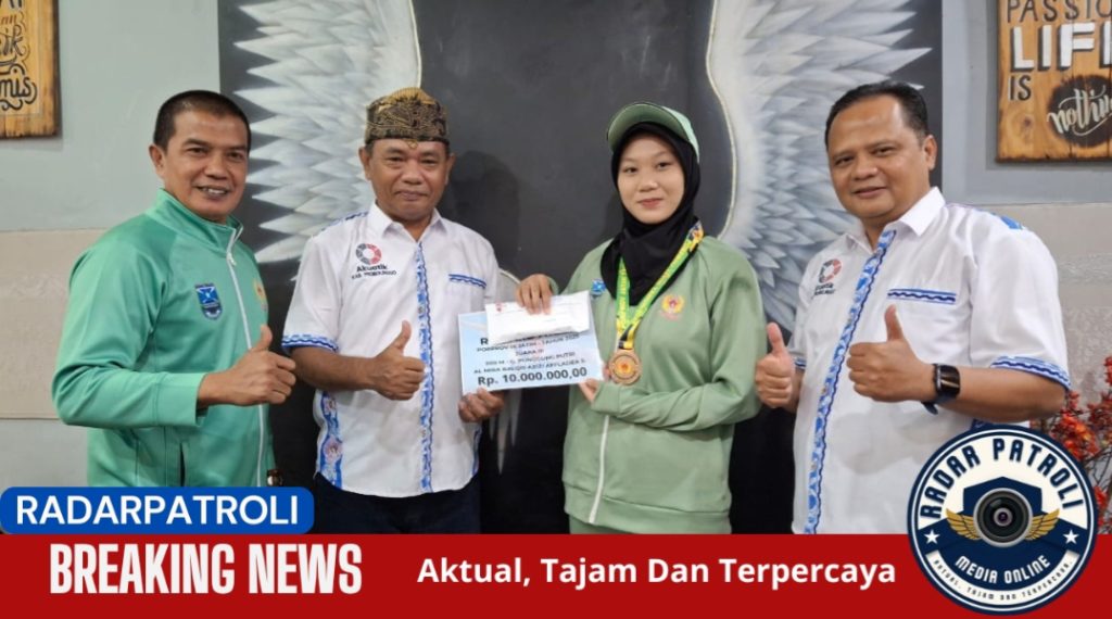 Almira Balqis Raih Medali Porprov, Akuatik Kabupaten Probolinggo Gelar Tasyakuran Dan Beri Uang Pembinaan