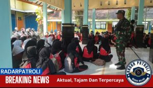 Koramil 0820/06 Sumberasih Gelar Pembekalan Bela Negara Dan Wawasan Kebangsaan Di SMKN 1 Sumberasih
