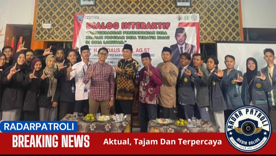 KKN UPM (Universitas Panca Marga) Kelompok 14 Desa Laweyan Bersama DPRD Probolinggo Gelar Dialog Interaktif Pengembangan Ekonomi Desa