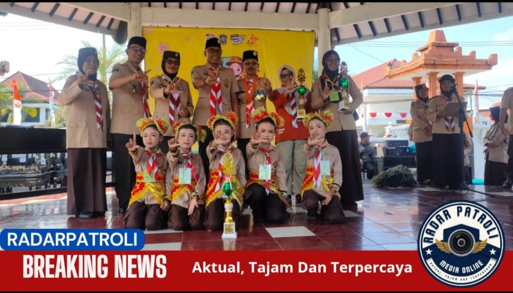 Mewakili Kwarran Pasirian, Tim Tari SDN Pasirian 05 Raih Juara 1 Di Bazar Siaga HUT Pramuka Ke-64 Se-Kabupaten Lumajang