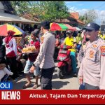 Peran Aktif Kanit Reskrim Polsek Sumberasih Beserta Anggota Dalam Giat Pengamanan Lomba Gerak Jalan