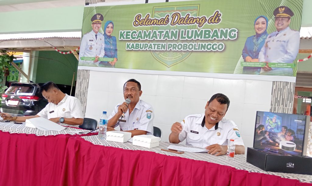 Kecamatan Lumbang Kabupaten Probolinggo Gelar Monev PBB-P2 Tahun 2025
