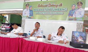 Kecamatan Lumbang Kabupaten Probolinggo Gelar Monev PBB-P2 Tahun 2025