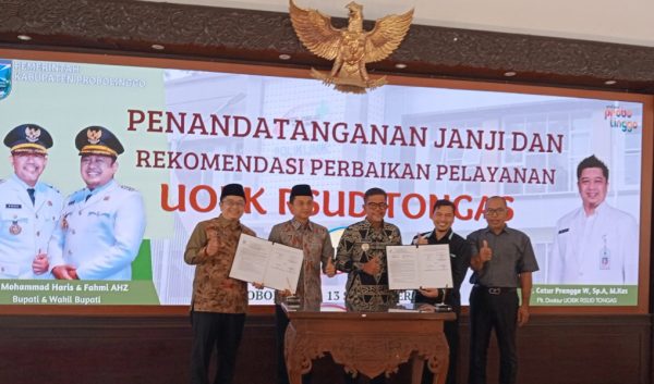 RSUD Tongas Gelar Penandatanganan Janji dan Rekomendasi Perbaikan Layanan