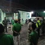 Koramil 0820/07 Wonomerto Bersama Satpol PP, Banser, Ansor, dan Kepala Desa Tunggak Cerme Gelar Patroli Kebangsaan