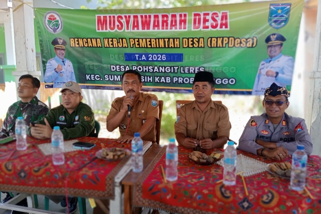 Pemerintah Desa Pohsangit Leres Gelar Musdes RKPDesa Tahun 2026