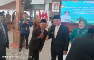 Semangat Baru Di Kecamatan Wonomerto, Gimo Resmi Jabat Kasi Ekonomi Dan Pembangunan