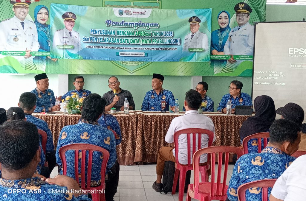 Pendampingan Penyusunan Rencana APBDesa Tahun 2026 Dan Penyelarasan Satu Data Desa Di Kabupaten Probolinggo