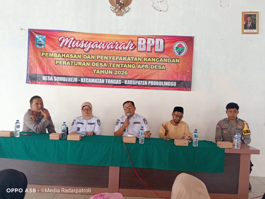 Desa Sumberrejo Gelar Musyawarah BPD Bahas APBDesa Tahun 2026