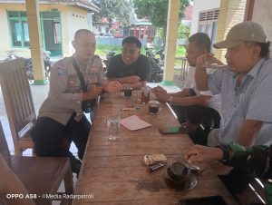 Bripka Deddy Gelar Kopi Keliling Bersama Pemerintah Desa Muneng Kidul