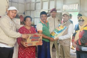 Gerindra Tanggap Bencana, DPRD Kabupaten Probolinggo Salurkan Bantuan Sosial dan Dukung Pembuatan Jembatan Darurat Di Desa Andung Biru