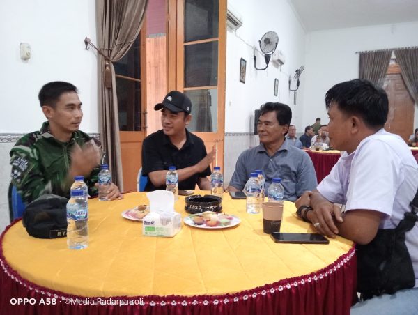 Dandim 0820/Probolinggo Letkol Inf Ribut Yodo Apriantono Gelar Silaturahmi Dan Ngopi Bareng Awak Media