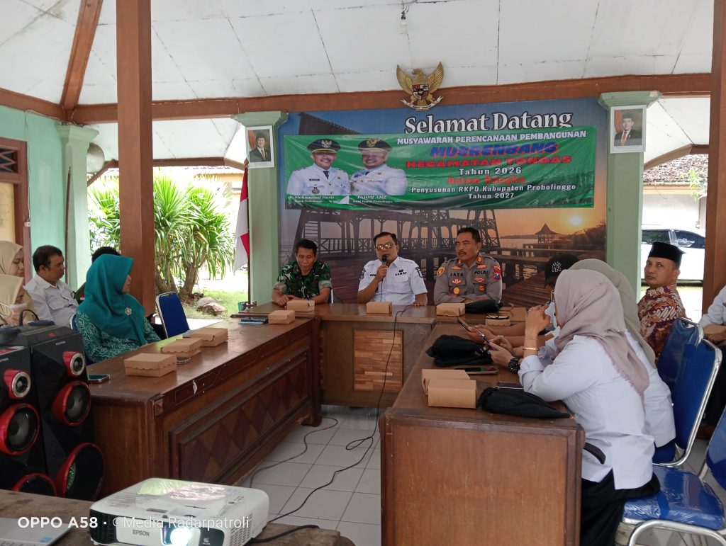 Musrenbang Kecamatan Tongas Digelar Virtual, Perkuat Sinergi Penyusunan RKPD 2027