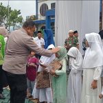 Kapolsek Mayangan Hadiri Kegiatan KSOP Kelas IV Probolinggo Gelar Doa Bersama Dan Santuni 60 Anak Yatim