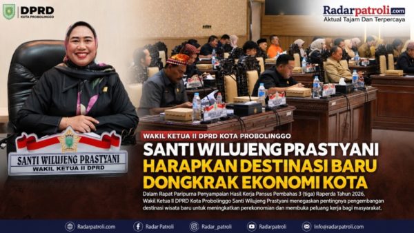 Wakil Ketua II DPRD Kota Probolinggo Santi Wilujeng Optimistis Raperda Pariwisata Mampu Tingkatkan PAD Kota Probolinggo