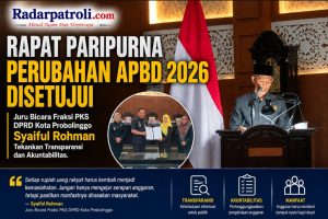 Fraksi PKS Setujui Perubahan APBD 2026, Syaiful Rohman Tekankan Anggaran Harus Berdampak Bagi Rakyat