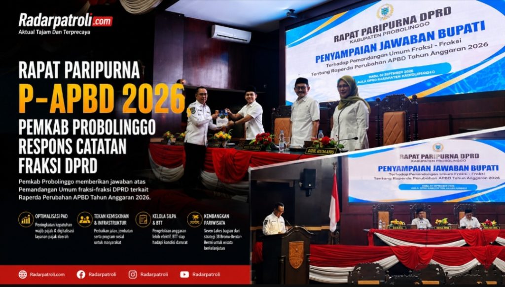 P-APBD 2026 Jadi Sorotan, Pemkab Probolinggo Jawab Satu Per Satu Catatan Fraksi