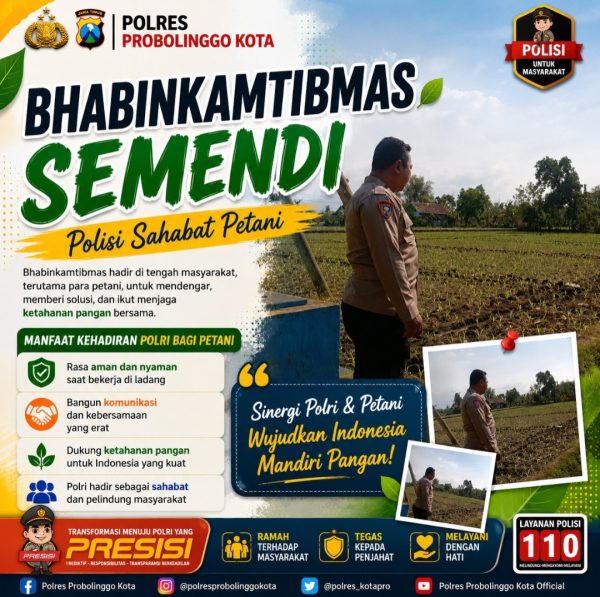 Polisi Tongas Dampingi Petani, Pantau Lahan Jagung 8.000 Meter Persegi di Sumendi