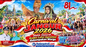 Carnival HUT RI ke-81 Desa Jangur Meriah, 24 Peserta Tampilkan Atraksi Spektakuler