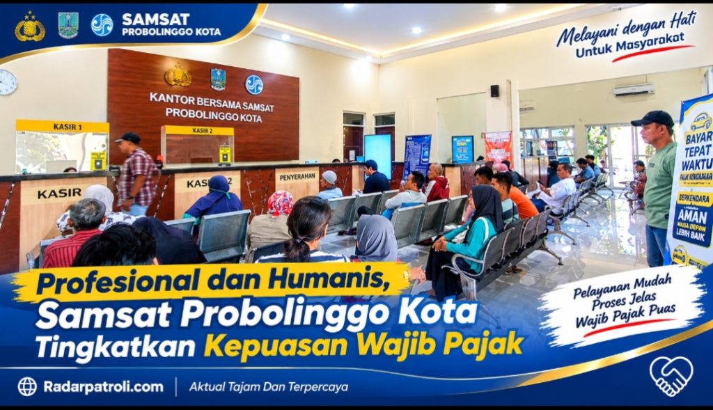 Komitmen Pelayanan Prima, Samsat Probolinggo Kota Utamakan Kenyamanan Masyarakat