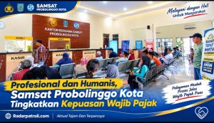 Komitmen Pelayanan Prima, Samsat Probolinggo Kota Utamakan Kenyamanan Masyarakat