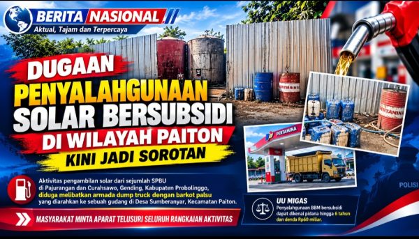 Gudang di Tengah Permukiman Sumberanyar Disorot, Diduga Jadi Lokasi Penampungan Solar