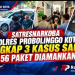 Peredaran Sabu Di Kota Probolinggo Dibongkar, Satresnarkoba Amankan 3 Tersangka