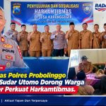 Penyuluhan Harkamtibmas Di Karanggeger, Kasat Binmas Polres Probolinggo Dorong Penyelesaian Masalah Lewat Tiga Pilar