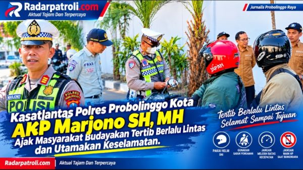 Satlantas Polres Probolinggo Kota Gelar Operasi Gabungan, Dorong Tertib Lalu Lintas dan Pajak