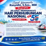 Camat Wonomerto Rasyidhi, S.Sos., MM Mengucapkan Selamat Memperingati Hari Perhubungan Nasional ke-55 Tahun 2026