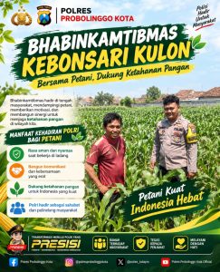 Polisi Sambangi Lahan Jagung di Kebonsari Kulon, Ajak Petani Dukung Ketahanan Pangan
