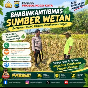 Polisi Sambangi Petani Jagung Sumber Wetan, Perkuat Ketahanan Pangan dan Kamtibmas