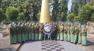 Memperingati HUT Ke 81 TNI, Kodim 0820/Probolinggo Gelar Ziarah Nasional DI Taman Makam Pahlawan