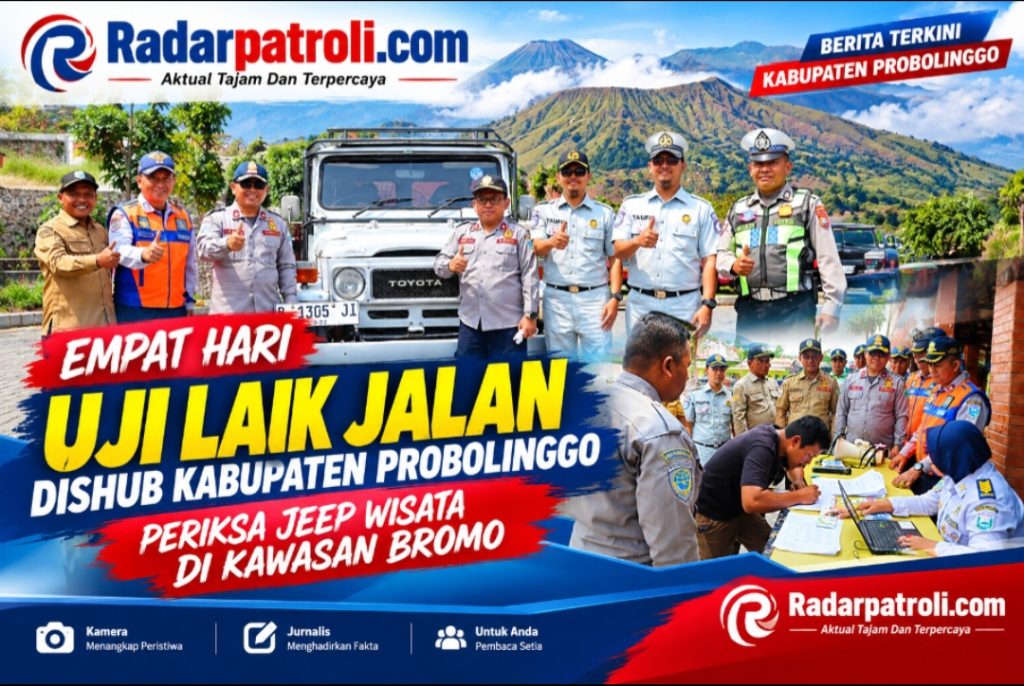Pastikan Keselamatan Wisatawan, Dishub Probolinggo Gelar Uji Laik Jalan Jeep Bromo